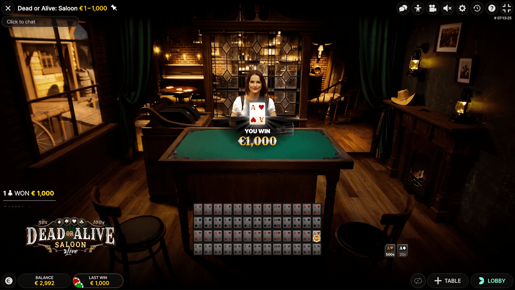 Live Dead or Alive Saloon 1